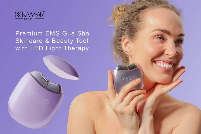Kawsar Beauty annonce l'outil de beauté EMS Gua Sha avec une luminothérapie, avançant des solutions de soins de la peau non invasifs