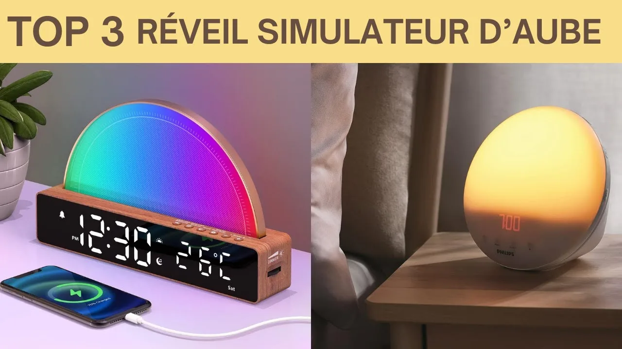 Améliorez vos réveils avec le simulateur d'aube, son et luminothérapie