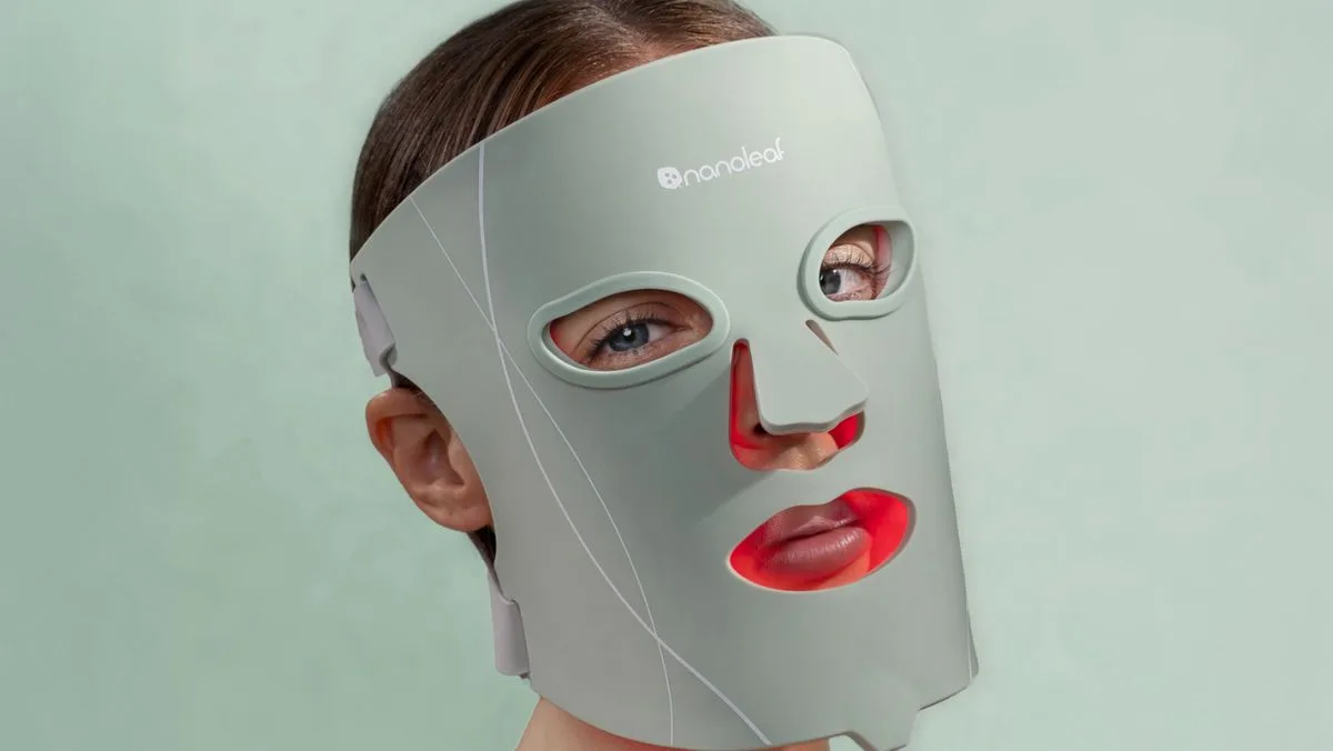 La marque d'éclairage intelligent Nanoleaf dévoile un masque facial de luminothérapie LED, et il est étonnamment bon marché